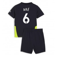 Maglie da calcio Manchester City Nathan Ake #6 Seconda Maglia Bambino 2024-25 Manica Corta (+ Pantaloni corti)